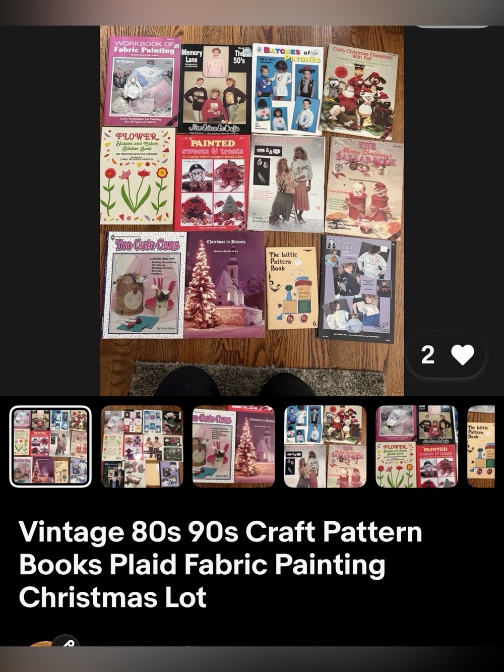Vintage 1980s–1990s Craft & Pattern Book Lot – Plaid, Decorative Painting